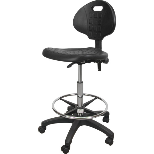 Tabouret robuste et ergonomique, Mobile, Ajustable Hauteur, Capacit&eacute; 250 lb TGS INDUSTRIEL