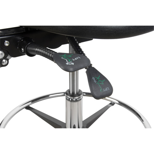 Tabouret robuste et ergonomique, Mobile, Ajustable Hauteur, Capacit&eacute; 250 lb TGS INDUSTRIEL