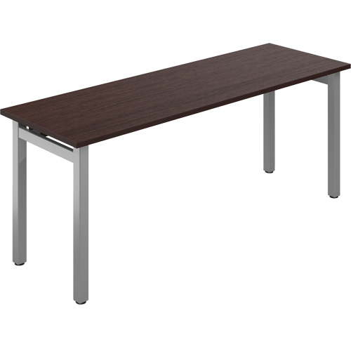 Newland Table Desk, 29-7/10" L x 72" W x 29-3/5" H, Dark Brown TGS INDUSTRIEL