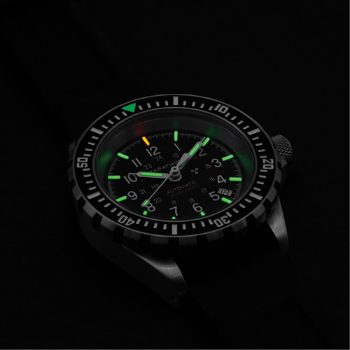 Large Diver's Automatic Watch, Digital, Battery Operated, 41 mm, Black TGS INDUSTRIEL