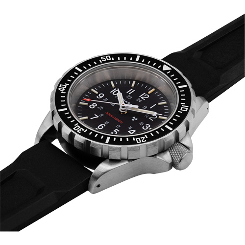 Grande montre automatique de plong&eacute;e, Num&eacute;rique, &agrave; piles, 41 mm, Noir TGS INDUSTRIEL