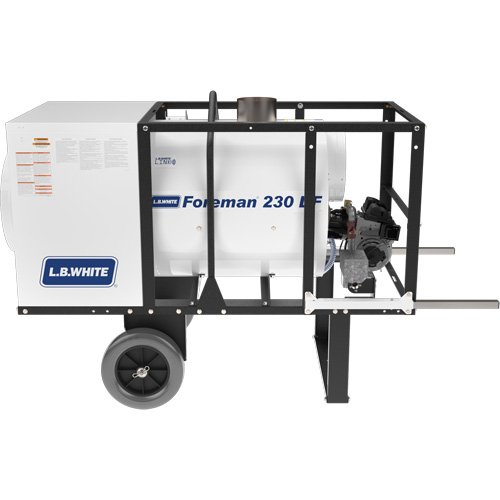 Radiateur portable &agrave; chauffage indirect Foreman 230, Chaleur radiante, Gaz naturel, 230000 BTU/H TGS INDUSTRIEL