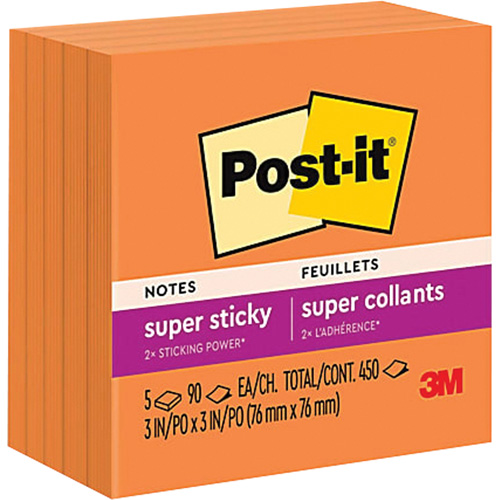 Post-it&reg; Super Sticky Notes TGS INDUSTRIEL