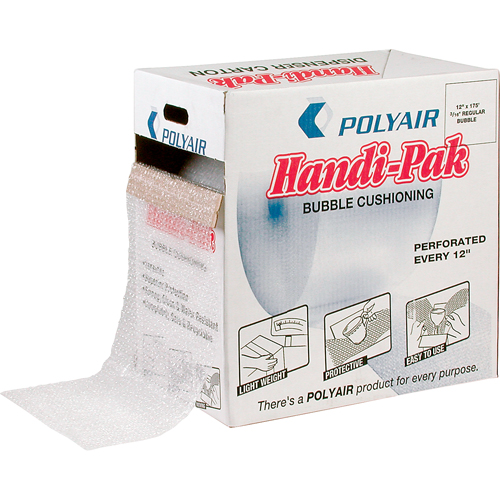 Handi-Pak Bubble Sheet Dispenser, 100' x 12", Bubble Size 5/16" TGS INDUSTRIEL