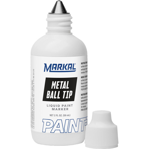 Paint-Riter avec pointe en bille m&eacute;tallique, Liquide, Noir TGS INDUSTRIEL