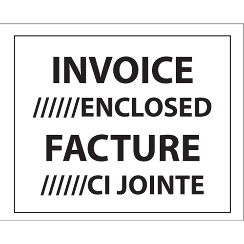 Packing List Envelopes, 4" L x 5" W, Backloading Style TGS INDUSTRIEL