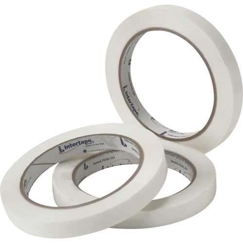 White General Purpose Strapping Tape, 2.7 mils Thick, 9.144 mm (0.36") x 54.864 m (180')  TGS INDUSTRIEL