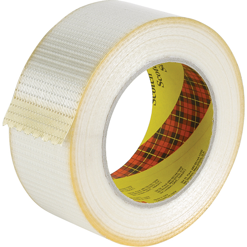 Scotch&reg; Bi-Directional Filament Tape 8959, 5.7 mils Thick, 72 mm (3") x 50 m (164')  TGS INDUSTRIEL