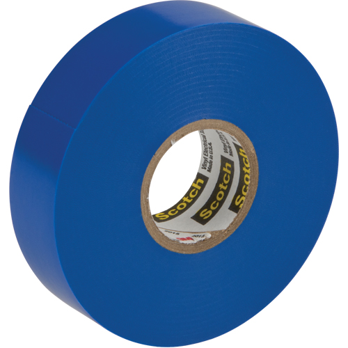 Scotch&reg; 35 Colour Coded Tape, 19 mm (3/4") x 20.1 m (66'), Blue, 7 mils TGS INDUSTRIEL