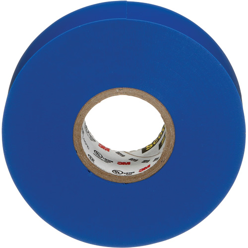 Scotch&reg; 35 Colour Coded Tape, 19 mm (3/4") x 20.1 m (66'), Blue, 7 mils TGS INDUSTRIEL