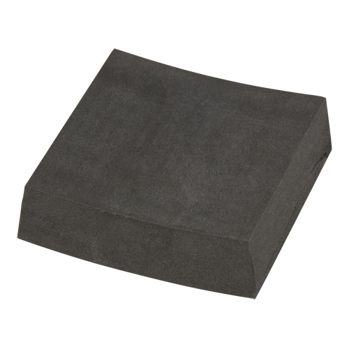 Black Neoprene Foam, 1" Thick, 3" L x 3" W TGS INDUSTRIEL