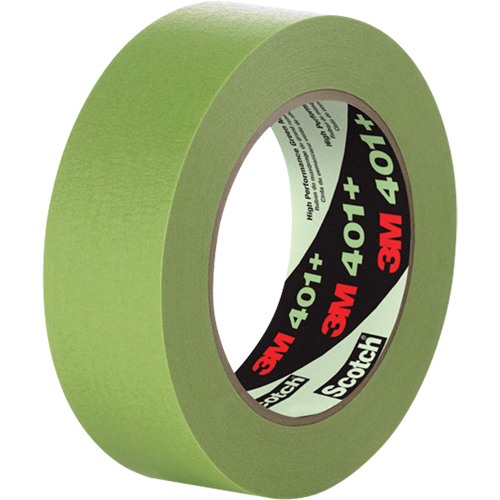 401+ High Performance Masking Tape, 6 mm (1/4") x 55 m (180'), Green TGS INDUSTRIEL