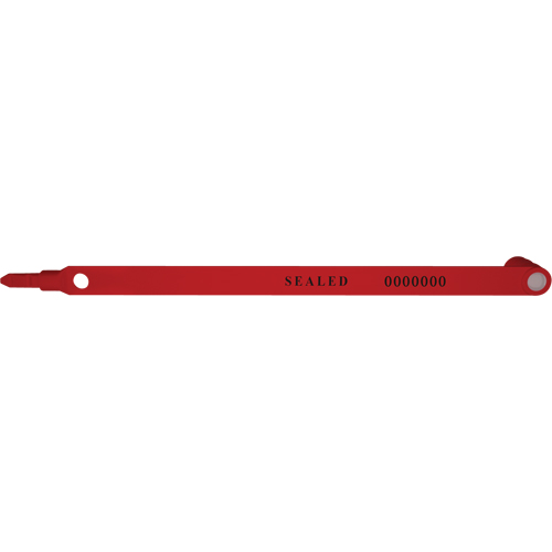 uniFreight Security Seals, 7-3/4", Plastic, Truck Seal TGS INDUSTRIEL