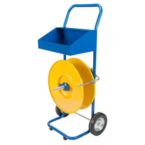 Distributeur de feuillards, Feuillard Polyester/Polypropyl&egrave;ne, Dia de noyau 8", largeur de rouleau 8" TGS INDUSTRIEL