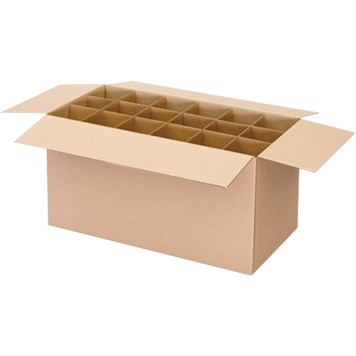 Boîte d'exp&eacute;dition pour cannettes a&eacute;rosols, 12-1/4" lo x 9-3/16" la x 10-5/16" h, ondulations C TGS INDUSTRIEL