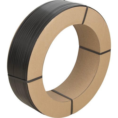 Strapping, Polypropylene, 1/2" W x 5600' L, Black, Manual Grade TGS INDUSTRIEL