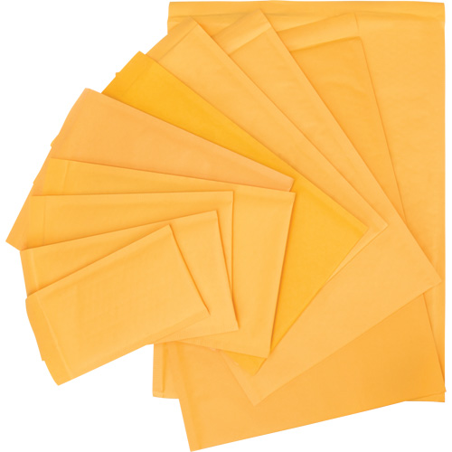 Enveloppes postales coussin&eacute;es, Kraft, 8-1/2" la x 14-1/4" lo TGS INDUSTRIEL