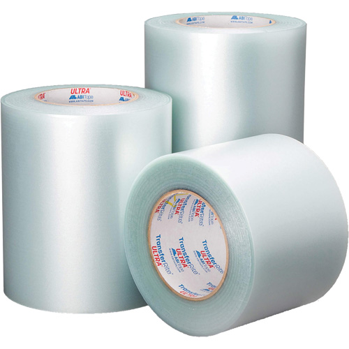 Ruban ultra transparent TransferRite, Polypropyl&egrave;ne, 355,6 mm (14") la x 91,44 m (300') lo, 3,9 mils &eacute;pais TGS INDUSTRIEL