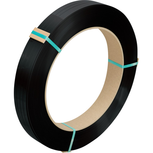Feuillard, Polyester, 1/2" la x 2756' lo, Noir, Calibre Manuel TGS INDUSTRIEL