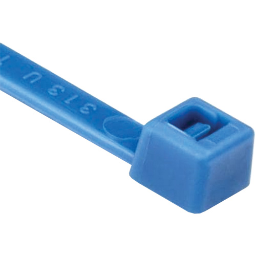 Attaches de c&acirc;bles s&eacute;rie T, Longueur 8", R&eacute;sistance &agrave; la traction 50 lb, Bleu TGS INDUSTRIEL