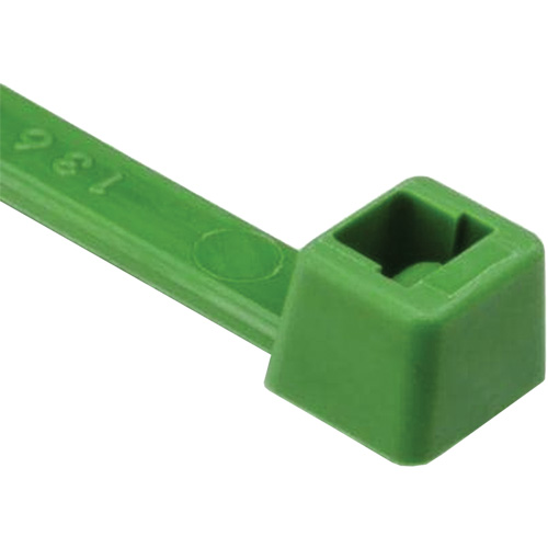 Attaches de c&acirc;bles s&eacute;rie T, Longueur 8", R&eacute;sistance &agrave; la traction 50 lb, Vert TGS INDUSTRIEL