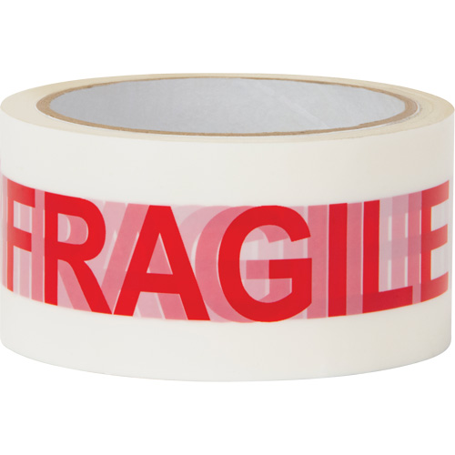 Ruban d'emballage Fragile, Adh&eacute;sif Thermofusible, 2 mils, 48 mm (2") x 100 m (328') TGS INDUSTRIEL