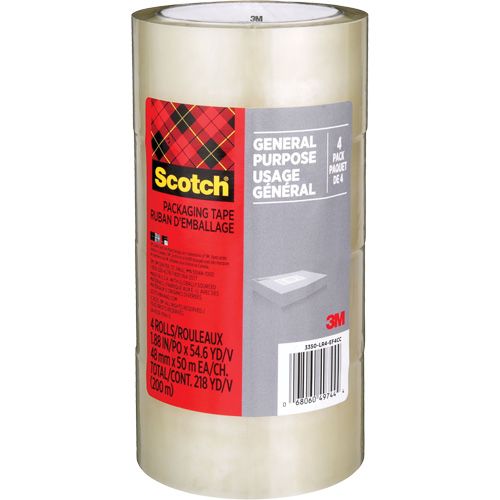 Ruban d'emballage pour l'exp&eacute;dition Scotch 175G, 48 mm (2") x 50 m (164') TGS INDUSTRIEL