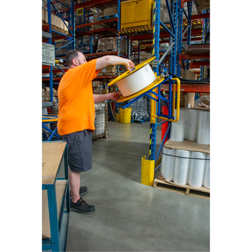 Strapping Dispenser, Polyester/Steel/Polypropylene Straps, 16"/8" Core Dia., 3"/8"/6" Roll Width TGS INDUSTRIEL