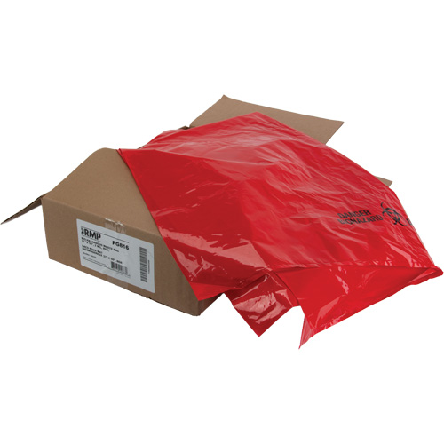 Sacs &agrave; d&eacute;chets, Biorisque, 50" lo x 37" la, 2 mils TGS INDUSTRIEL
