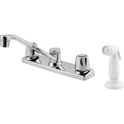 Robinet de cuisine avec pulv&eacute;risateur s&eacute;rie Pfirst TGS INDUSTRIEL