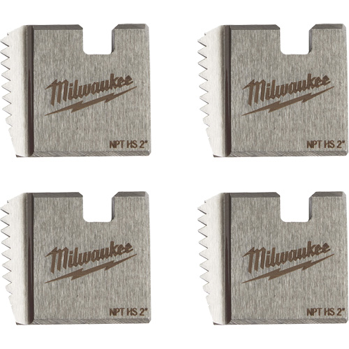 Matrices de tuyauterie portables NPT, Pour tuyau de 2", Acier rapide TGS INDUSTRIEL