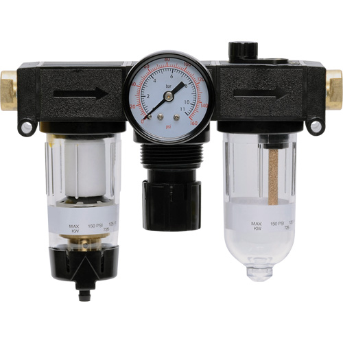 Filtre, d&eacute;tendeur & lubrificateur Modulair 200, 1/4" NPTF TGS INDUSTRIEL