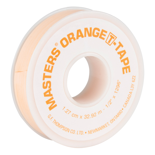 Ruban T, 1296" lo x 1/2" la, Orange TGS INDUSTRIEL