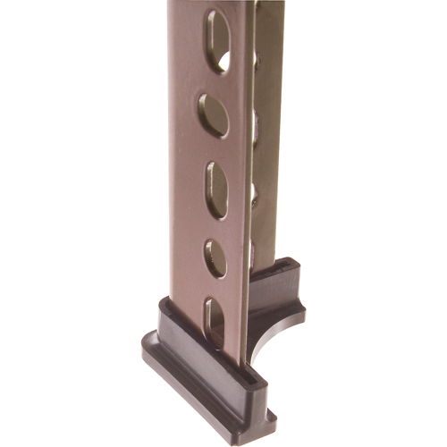 Accessoires pour corni&egrave;res perfor&eacute;es - Pied en plastique (montant simple) TGS INDUSTRIEL