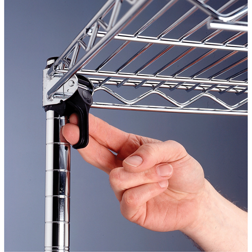 &eacute;tag&egrave;res super ajustables Super Erecta, Ensemble de Ajout, 5 Tablettes, 36" la x 86-5/8" h x 24" p TGS INDUSTRIEL