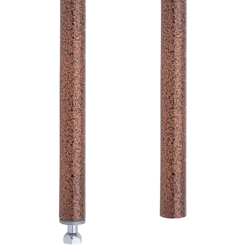 MONTANT ETAGERE STYLISEE34 1/2"H,CUIVRE MARTELE TGS INDUSTRIEL
