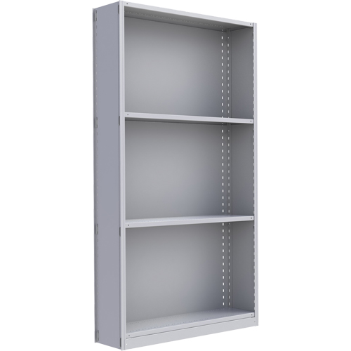 Interlok Shelving Unit, Steel, Boltless, Starter, 48" W x 88" H x 24" D TGS INDUSTRIEL
