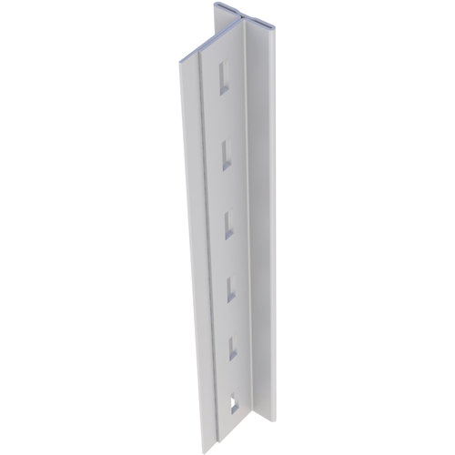 Montant en T pour rayonnage enclenchable Interlok, Acier, Hauteur 112" TGS INDUSTRIEL