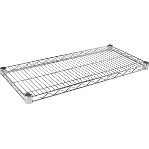 Wire Shelf for Heavy-Duty Chromate Wire Shelving, 48" W x 14" D, 800 lbs. Capacity TGS INDUSTRIEL