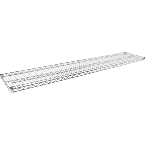 Tablette en treillis pour &eacute;tag&egrave;re robuste en treillis chromat&eacute;, 30" la x 18" p, Capacit&eacute; de 800 lb TGS INDUSTRIEL