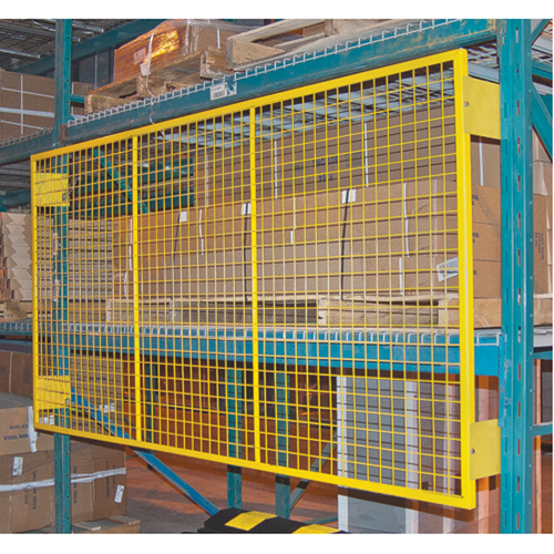 Grilles de protection arri&egrave;re pour palettier, 120" la x 48" h, Ferrures de 6" TGS INDUSTRIEL
