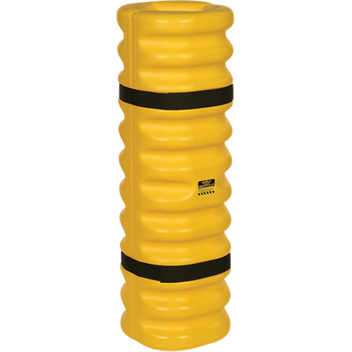 Protecteur de colonne, Ouverture int&eacute;rieure 4" x 6", 13" lo x 13" la x 42" h, Jaune TGS INDUSTRIEL