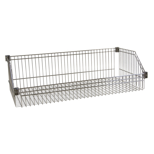 Panier-tablette en treillis m&eacute;tallique, 24" la x 48" p, Capacit&eacute; de 400 lb TGS INDUSTRIEL