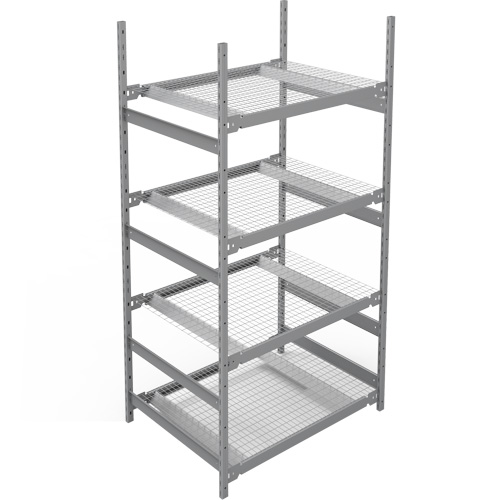 &eacute;tag&egrave;re de grande largeur, Sans boulons, Capacit&eacute; 1340 lb, 42" la x 84" h x 32" p TGS INDUSTRIEL