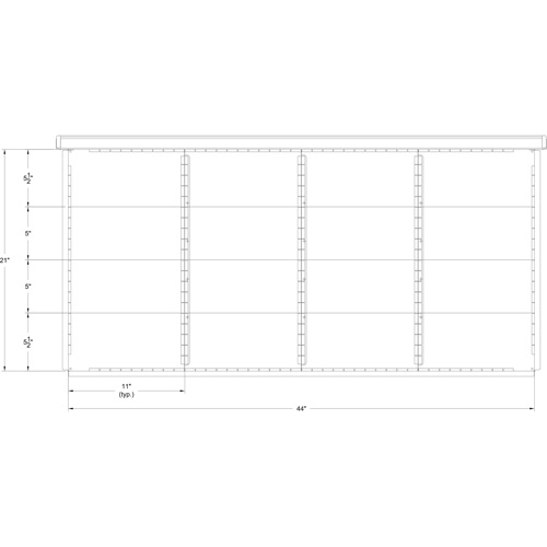 Cabinet d'entreposage &agrave; tiroirs int&eacute;gr&eacute; Interlok TGS INDUSTRIEL