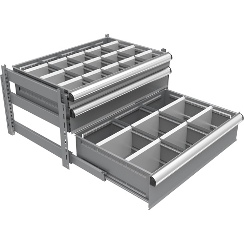 Cabinet d'entreposage &agrave; tiroirs int&eacute;gr&eacute; Interlok TGS INDUSTRIEL