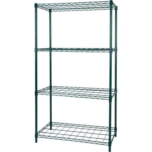 Rayonnage &agrave; tablette pour s&eacute;chage, 4 Tablettes, 36" la x 63" h x 18" p TGS INDUSTRIEL
