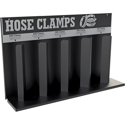 Support de rangement pour 5 colliers de serrage pour tuyaux flexibles TGS INDUSTRIEL