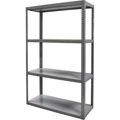 Heavy-Duty Shelving, Steel, Bolted, 3000 lbs. Capacity, 36" W x 72" H x 18" D TGS INDUSTRIEL