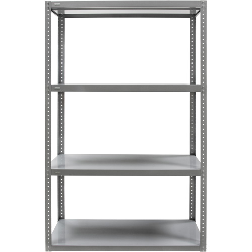 Heavy-Duty Shelving, Steel, Bolted, 3000 lbs. Capacity, 36" W x 72" H x 18" D TGS INDUSTRIEL
